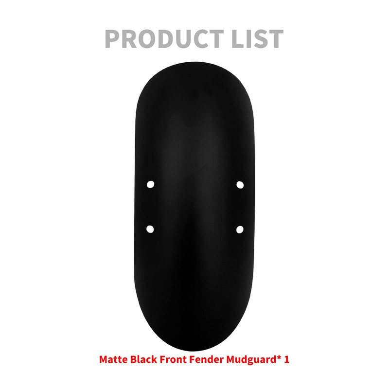 HDBUBALUS Motorcycle Short Front Fender Mudguard Fit for Harley Sportster