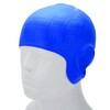 Waterproof Silicone Swimming Cap with Ear Protection 3D Strong Elasticity