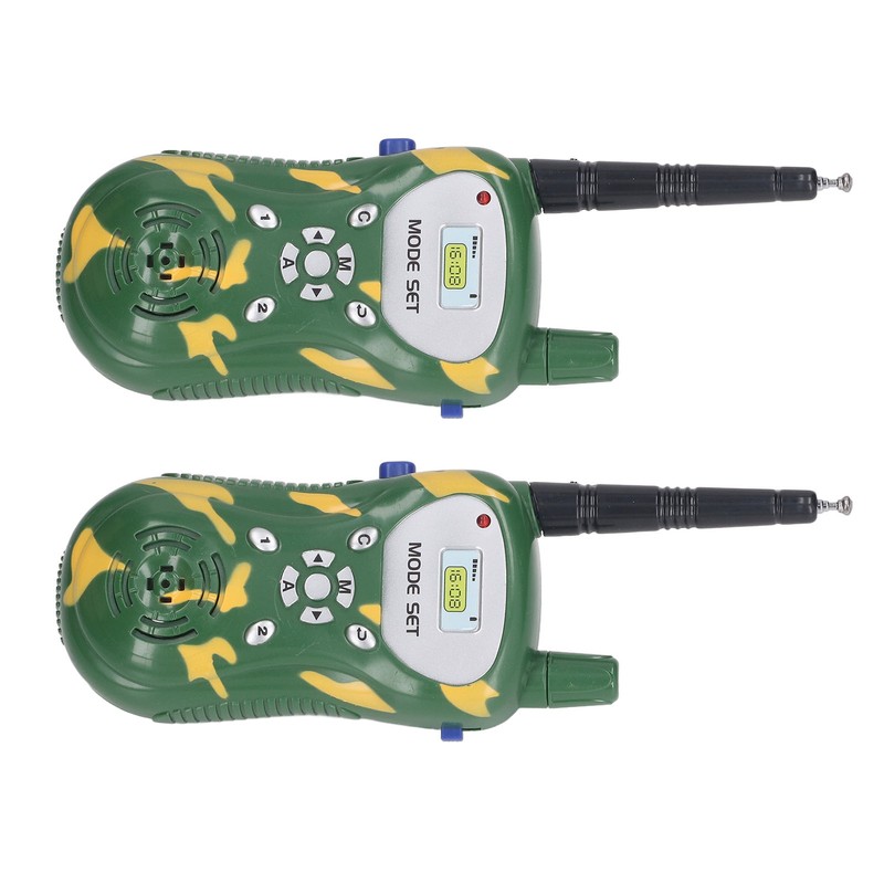 2pcs Radio Toy Clear Sound Long Range Interactive Handheld Radio