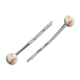 Flamingo on Beach Starfish Retro Bobby Pins Barrettes Hair Styling Clips