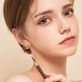 Black and White Checkered Hoop Earrings Sterling Silver 14k Gold Plated Checkered Jewelry Gift for Women