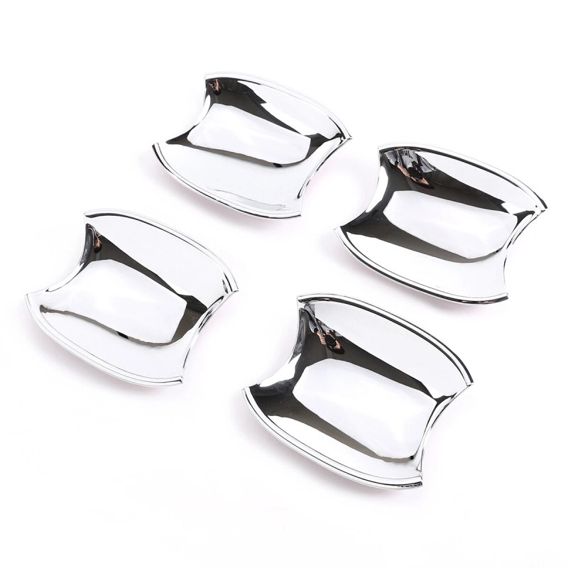 autotrim000 For Toyota Tacoma 2016-2023 Chrome Side Door Handle Bowl