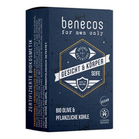 benecos For Men Only Natural Cosmetics Hand and Body Soap - Vegan - Dermatologically Tested