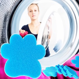 KR. LIF 10 Count Pet Hair Remover for Laundry – Advanced Dog Hair Catcher for Laundry, Washing Machine Dog Hair Catcher Pet Hair Removal Sponge