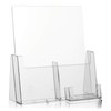 Brochure Stand for Flyer in DIN Long Format with 2