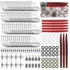 Fishing Wacky Worm Kit Fishing Lure Rig Kit, 163Pcs Wacky