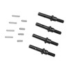 4Pcs Steel Front Rear Portal Stub Axle Drive Shaft for