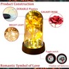Valentines Day Gifts Galaxy Rose for Her,Light Up Rose Flower