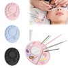 Paleta De Mezcla De Maquillaje De Silicona Bandeja Reutilizable Fácil