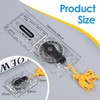 Mountaineering Compass, Portable Multifunctional Folding Map Compass, Transparent Card-Style North