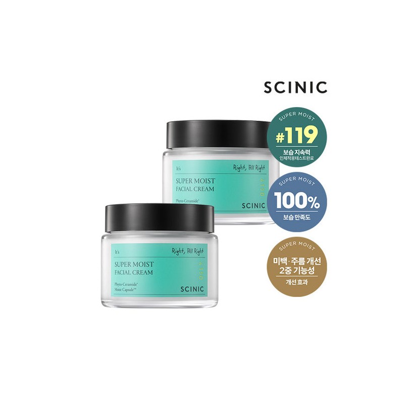 Scynic SCINIC Super Moist Facial Cream Renewal 2EA / 싸이닉