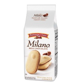 Pepperidge Farm Milk Chocolate Milano Cookies, 6.25-Ounce (Pack of 4)
