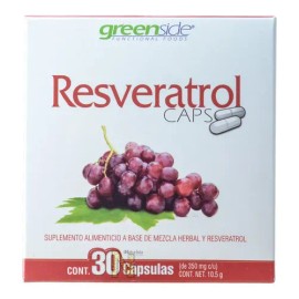 Resveratrol Greenside: Suplemento en Cápsulas con 30 Unidades