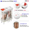 24V AC Relay Electromagnetic Relay 8 Amp 8Pin DPDT 2NO