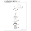 Kingston Brass DTL5305A7 Grid Tub Drain Kit, Brushed Brass