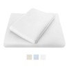Bambury Chateau Flat Sheet Flat Sheet, Single, White