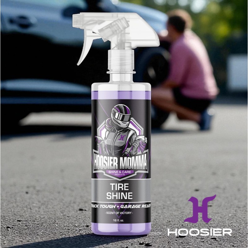 Hoosier Momma 16oz Car Tire Shine - Long-Lasting, High-Gloss Formula