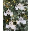 Christmas Concepts® 10cm Glitter Decorated Princess Carriage Decoration (IRIDESCENT, 1)