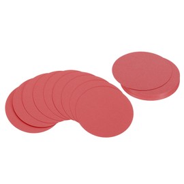 PATIKIL 5inch Circle Card Stock, 36Pcs Round Shape Cutouts Paper Thick Cardstock Coaster for DIY Craft Projects Classroom Bulletin Board Decor, Red