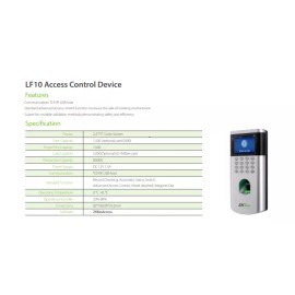 ZKTECO Access Control KIT 1,500 Users Mag Lock ID Cards TCP/IP