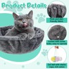 Dansydaisy 3 Pack 13" Large Cat Tree Hammock Basket Bed