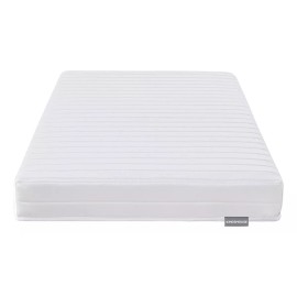 Kingshouse Colchon Individual En Caja Estructura De Resortes Blanco Kingshouse Espuma De Alta Densidad Memory Foam Antiacaros Hipoalergenico Peso Soportado 120kg Firmeza Comodidad Descanso Poliester