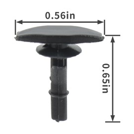 Topkidame 50pcs Weatherstrip Retainers Clips Compatible with Ford N806289-S Lincoln