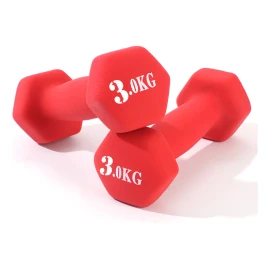 2 Pzs Mancuerna 3kg Pesa Ejercicio Fitness Yoga Gym