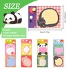 GGTTNRT 32 Pack Sticky Notes Cute Animal Sticky Notes 8