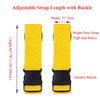 2 Pack Suitcase Belts, Adjustable Luggage Straps, Bright Colors Travel