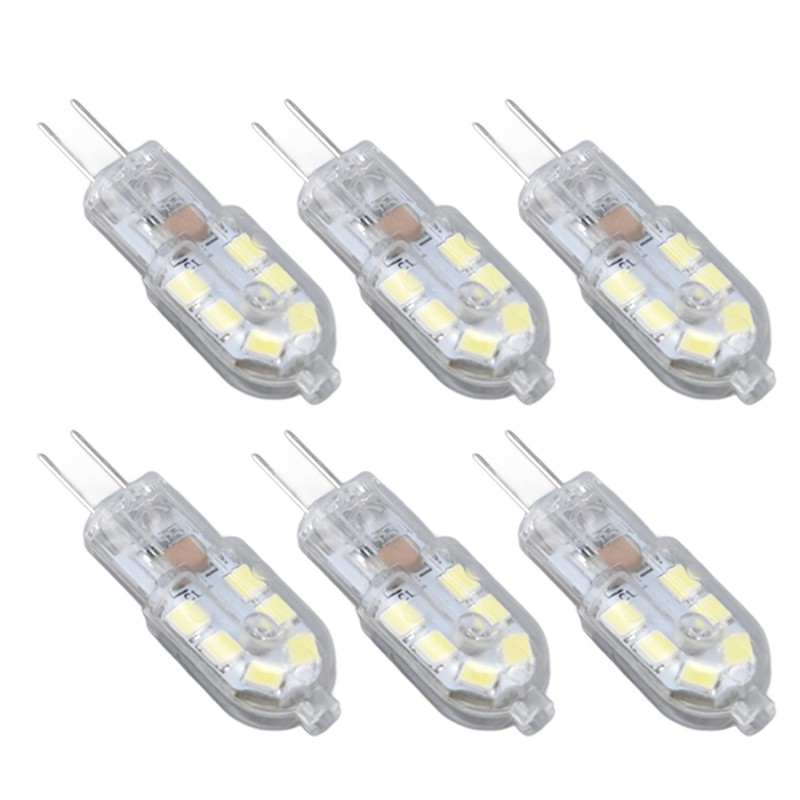 10 Pack G4 2835 LED Bulb Transparent Led Lamp Plug