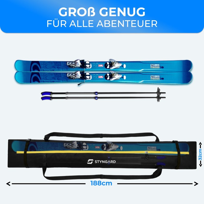STYNGARD Aspen Ski Bag 180 cm up to 180 cm