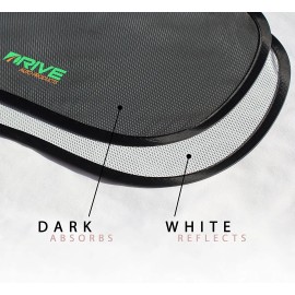 Sun Car Sun Shade for Side Rear Windows Backseat UV Protection 20" x 12" (2 Pack)