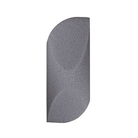 TITANIA Pumice Sponge, Grey, Handy Shaped, on Blister Card, Pack of 1 (1 x 30 g)