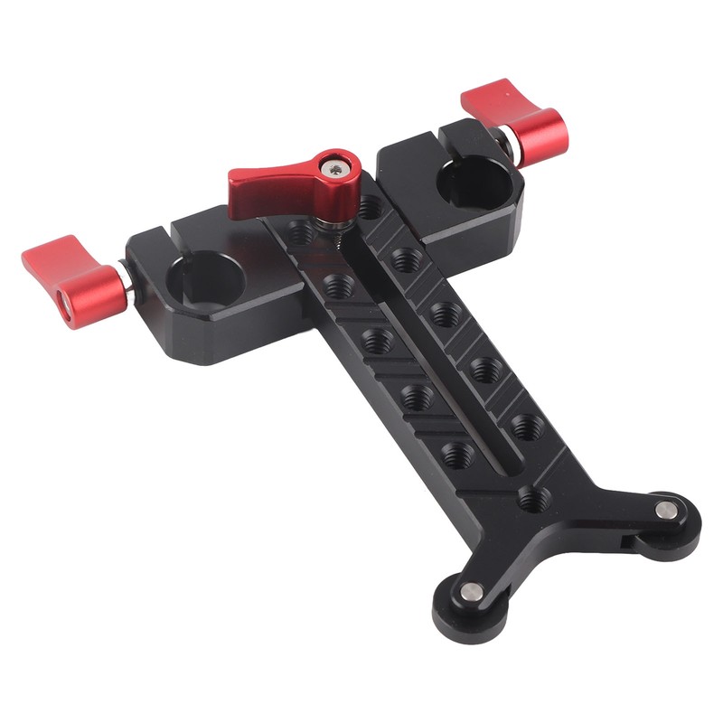 Long Lens Support Height Adjustable 15mm Rod Hole Aluminum Alloy