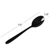Vababa 16-Piece Black Stainless Steel Teaspoon