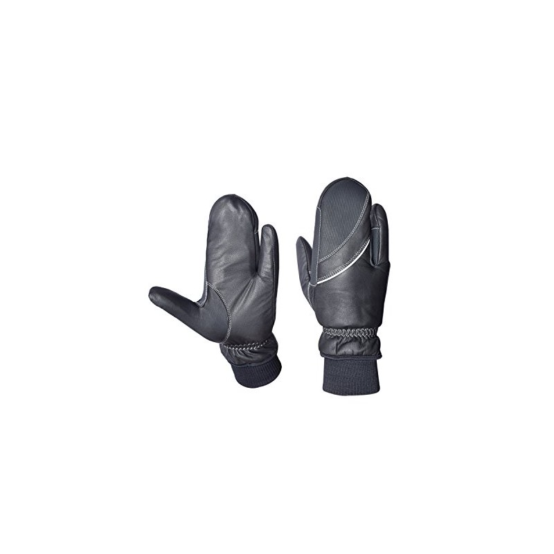 Riders Trend Horse Mittens Goat Aniline Leather Gripped Reinforcement Thinsulate