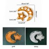 Ramadan Iron Tray Moon Star Shaped Eid Mubarak Dessert Tray