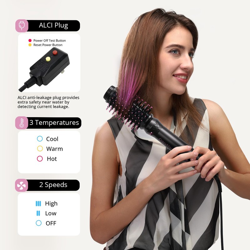Air Wrap Hair Styler, Fast Drying Blow Dryer & Curling