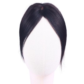 HIYE Partial Wig, Human Hair, Fully Hand Planted, Remy Hair, Artificial Scalp, Medical Wig, Divided Hairpiece, Thin Hair, Increased Hair, Fluffy, Lightweight, Breathable, Small Facial Effect, Uncut