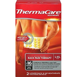 Performance Health Supply *24-Pieces* ThermaCare Heatwraps Advanced Back Pain Therapy L-XL 081144658