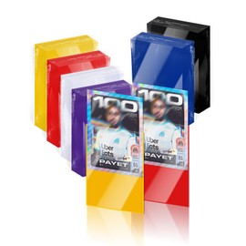 600 Pack Matte Card Sleeves for MTG, TCG & Sports Cards, 66mm x 91mm Standard Size Trading Card Protectors Durable, Non-Slip, Acid-Free Polypropylene Sleeves (6 Color)