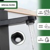Levenson Matte Black Basin Tap with Single Lever Control Cold