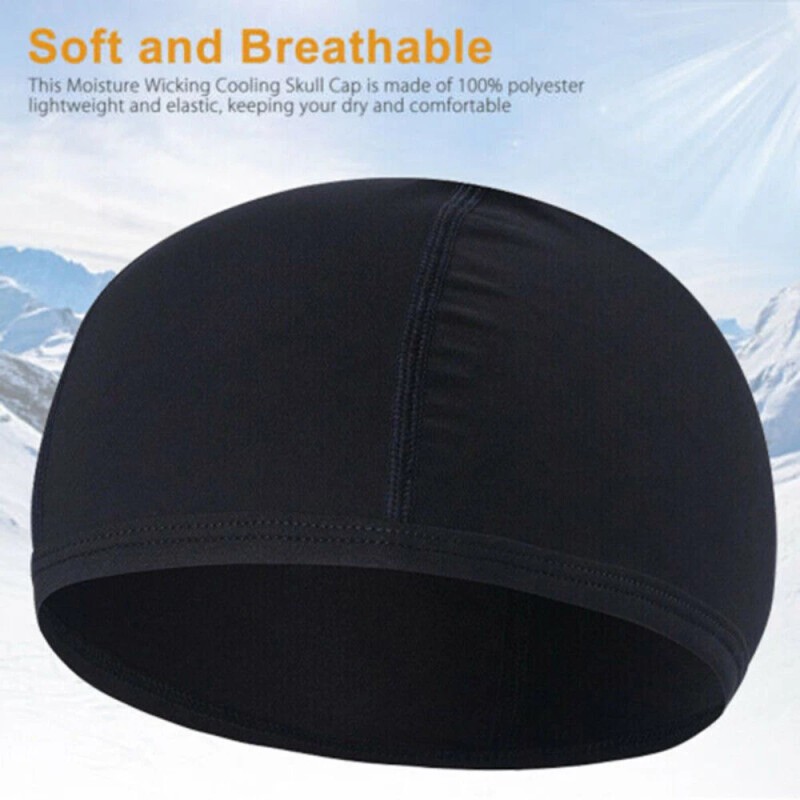 Unbranded 4PCS Running Skull Cap Helmet Liner Beanie Moisture Wicking