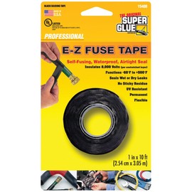 SUPER GLUE 15408 E-Z FUSE SILICONE TAPE, 10 FT