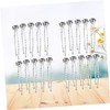 Mikinona 20pcs U Shaped Rhinestone Hairpins Elegant DIY Hair Accessories