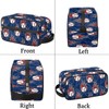 Kids Travel Toiletry Bag - Fire Baseball Waterproof Hanging Dopp