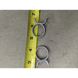 Peterson Spring 40pc Rotor Clip DW-17 DW-17ST-ZD Double wire Spring Clamp Galvanized 3/4" ID 1"