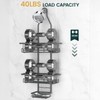 REINHARDT Shower Caddy Hanging Adjustable, Extended Length Rustproof Shower Caddy