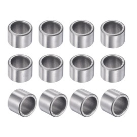 sourcing map Sleeve Bearings 10mm Bore 14mm OD 10mm Length Sintered Iron Self-Lubricating Bushings 12pcs
